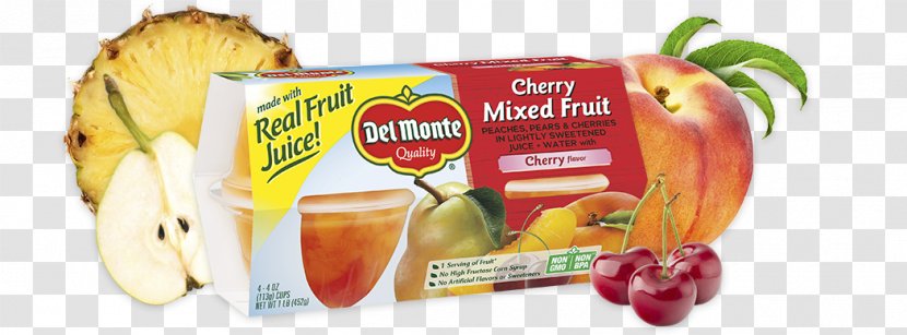 Apple Fruit Cup Juice Snacks Del Monte Foods Transparent PNG