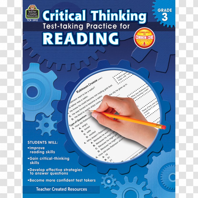 Critical Thinking Test Third Grade Writing Skill - Mathematics Transparent PNG