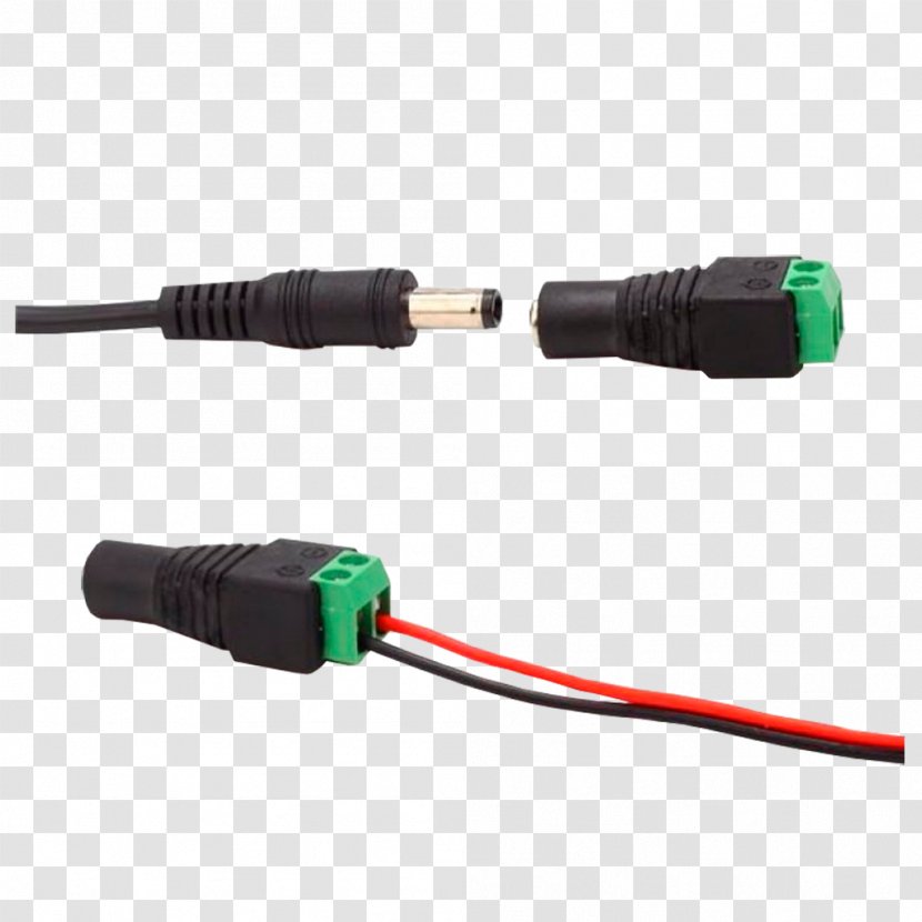 Electrical Connector Closed-circuit Television Cable Direct Current Camera - Electronics Accessory - Power Socket Transparent PNG