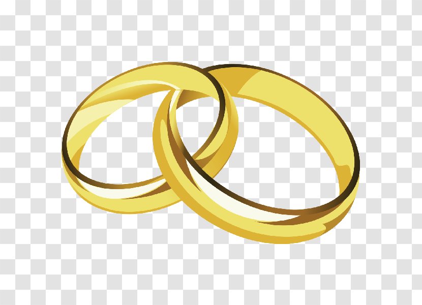 Wedding Ring Engagement - Gold Transparent PNG
