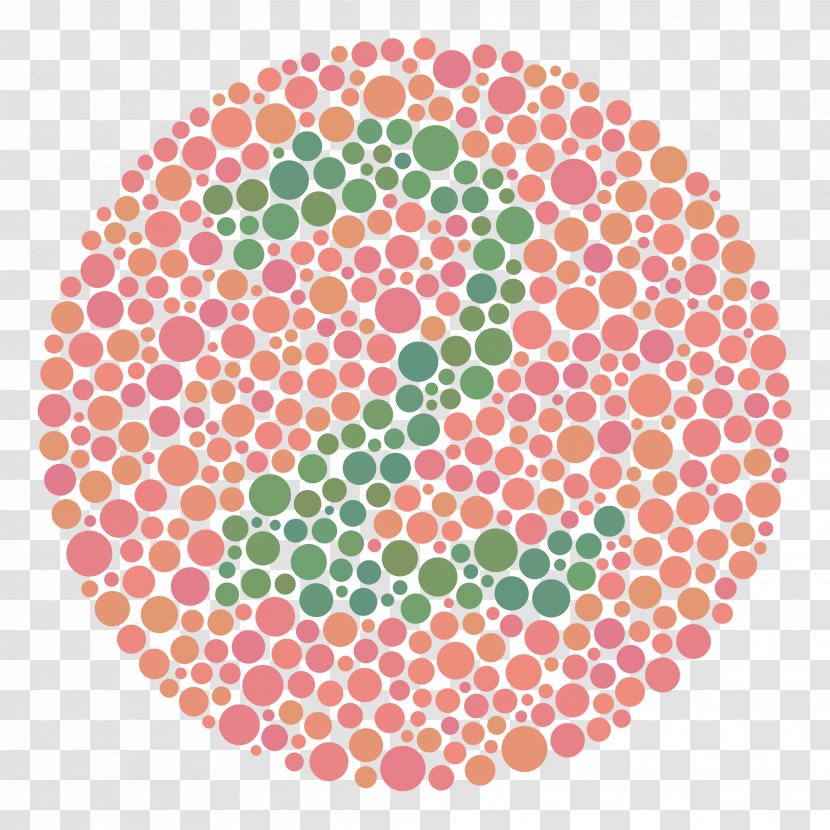 Ishihara's Tests For Colour-blindness Colour Deficiency Ishihara Test Color Blindness Deuteranopia - Perception Transparent PNG
