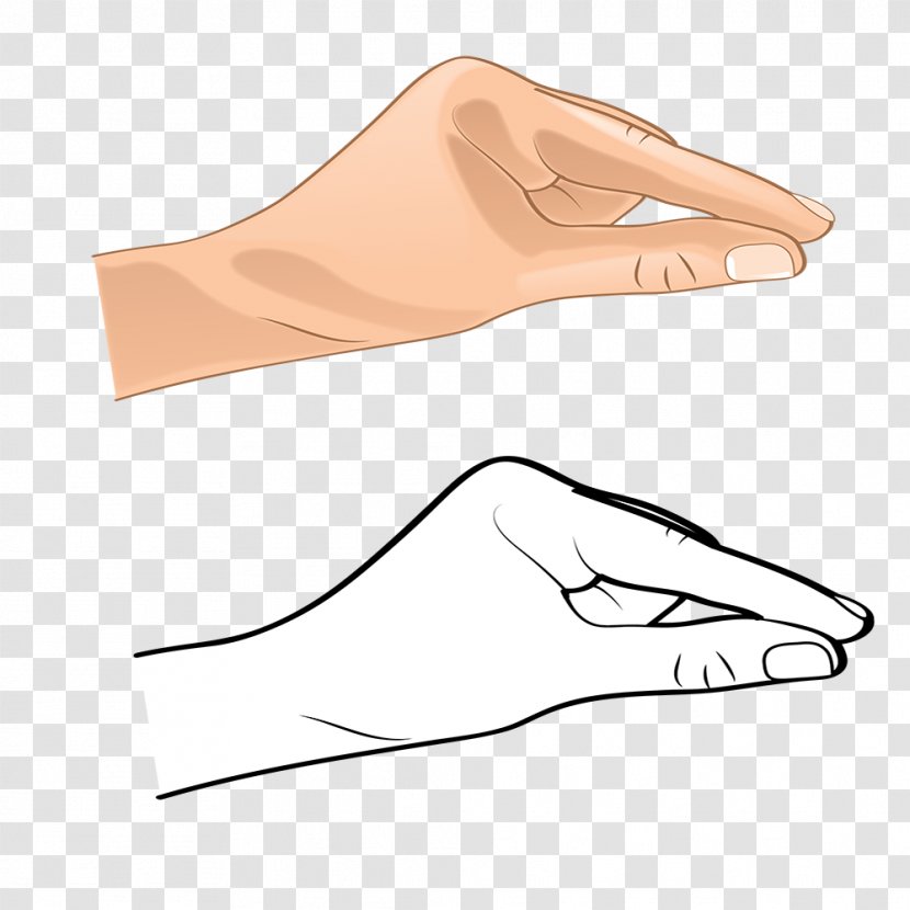 Hand Graphic Design Mockup Finger - Flower - Gesture Transparent PNG