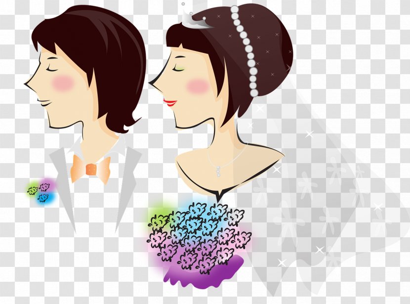 Wedding Marriage Prenuptial Agreement - Flower - Married Men And Women Transparent PNG