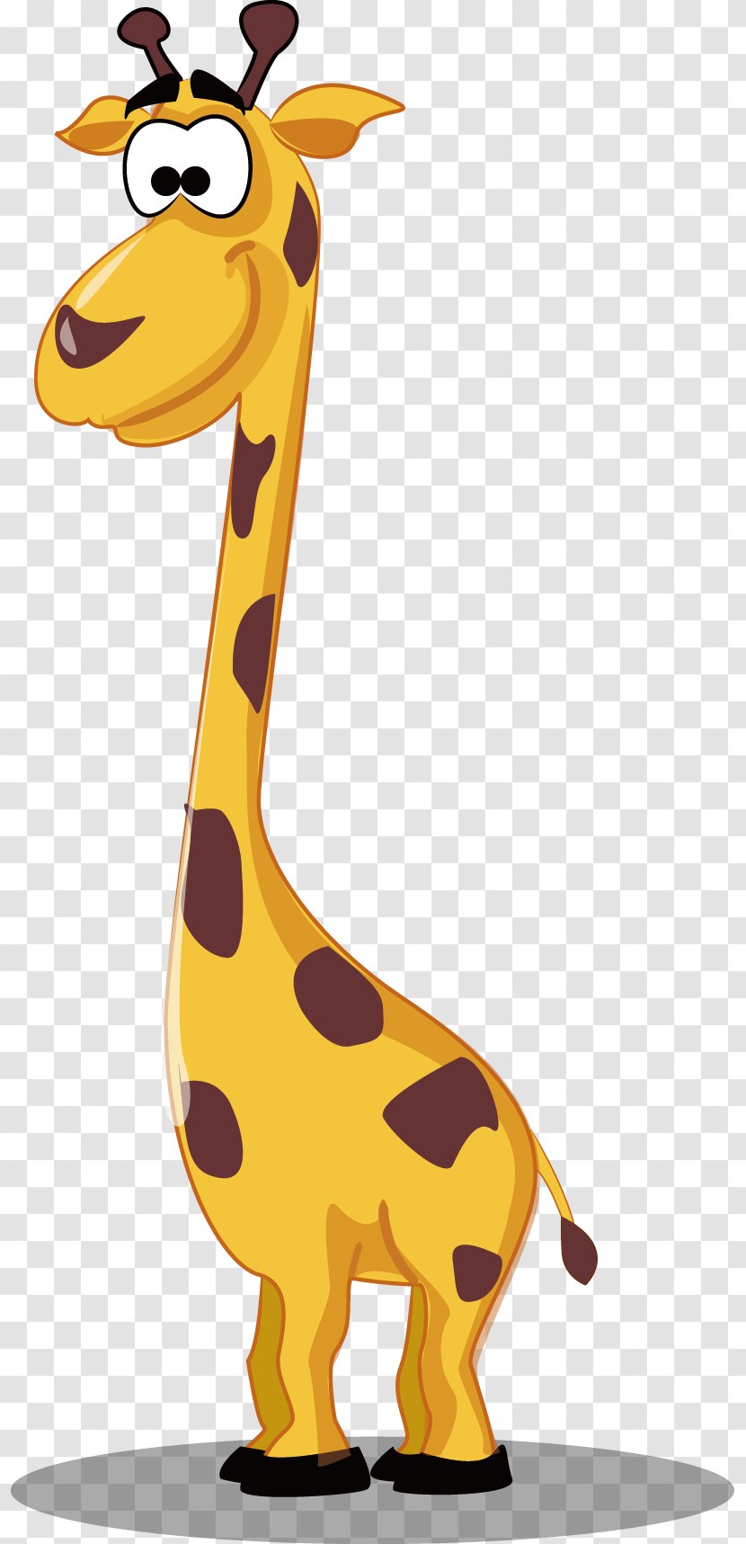 Giraffe Animal Cartoon Illustration - Child - Vector Decoration Transparent PNG