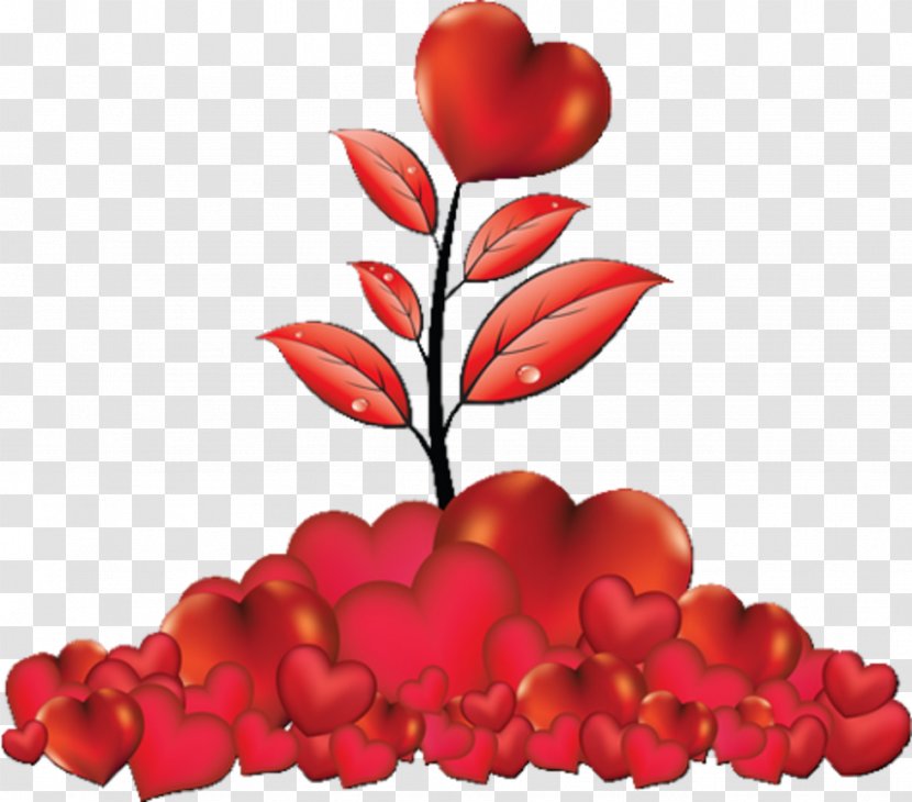 Heart Desktop Wallpaper - Cartoon - Romantic Transparent PNG
