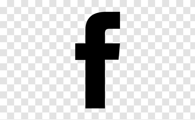 Facebook Logo - Black And White - Polka Dots Transparent PNG