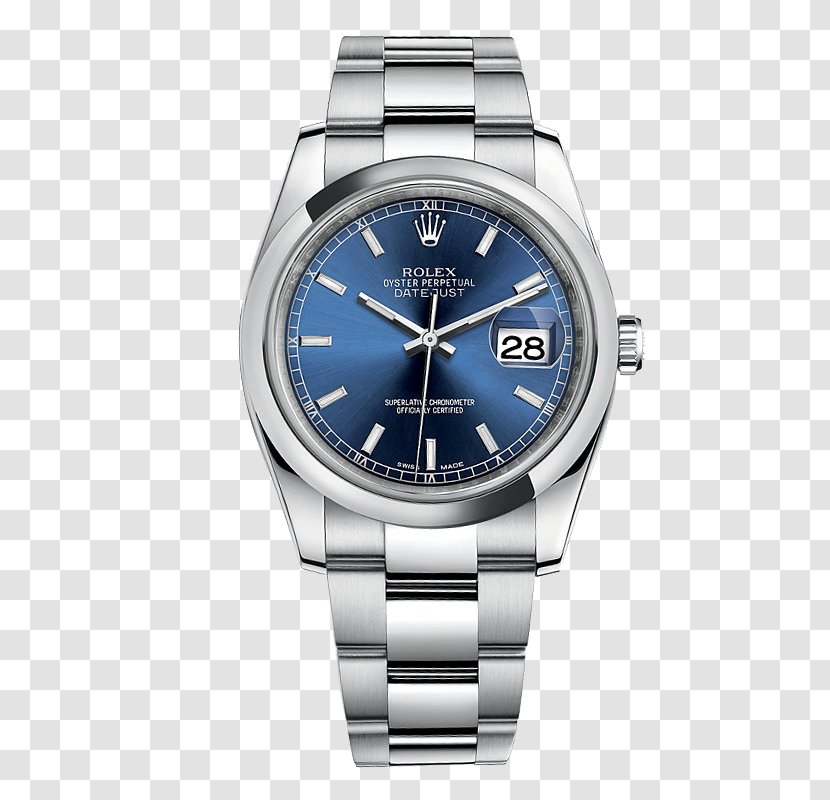 Rolex Datejust Sea Dweller GMT Master II Daytona Milgauss - Male Watch Blue Transparent PNG