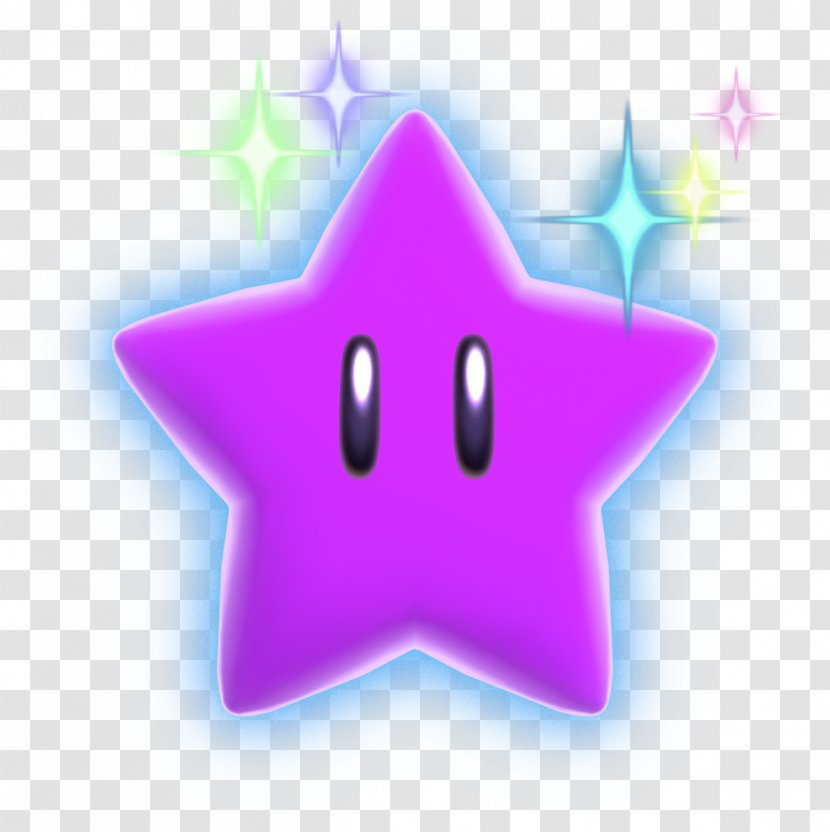 Super Mario Galaxy New Bros. U - Star - Mushroom Transparent PNG