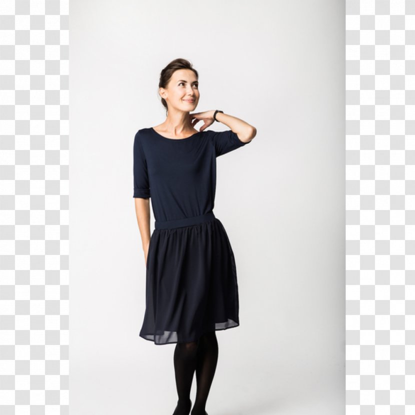 Little Black Dress Skirt Sweater Cocktail - Sleeve Transparent PNG