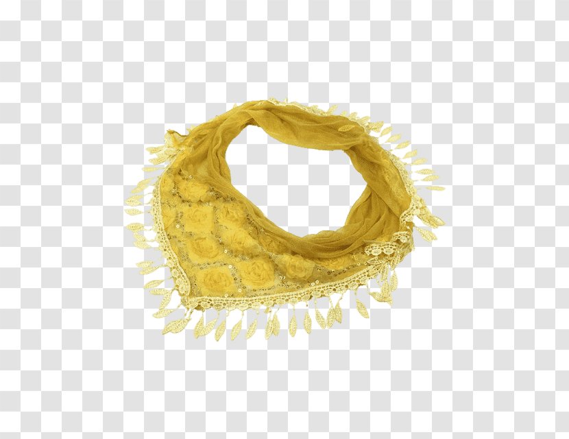 Scarf - Yellow - Stole Transparent PNG