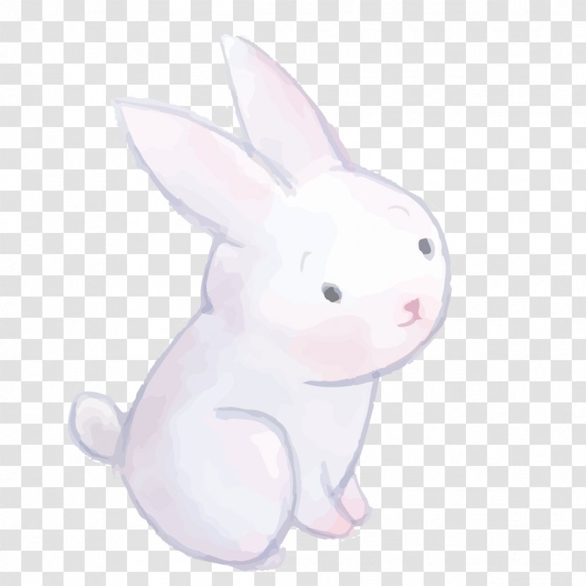 Domestic Rabbit Easter Bunny European - Vector Stay Meng Transparent PNG
