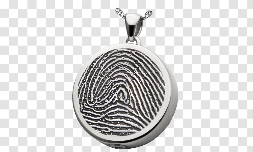 Locket Jewellery Necklace Fingerprint Charms & Pendants - Silver Transparent PNG