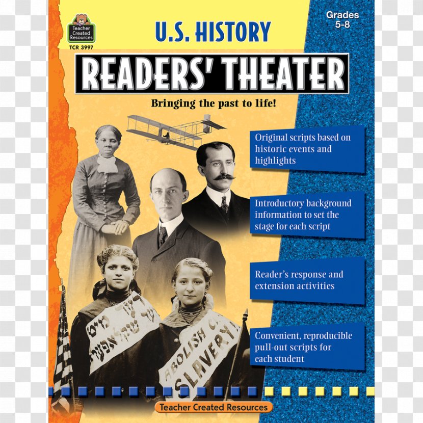 Us History Readers' Theater Grd 5-8 United States Reader's Theatre World Theater, Grades - Teacher Transparent PNG