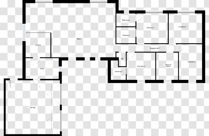 House Furniture Floor Plan Architect Three-dimensional Space - Heart Transparent PNG