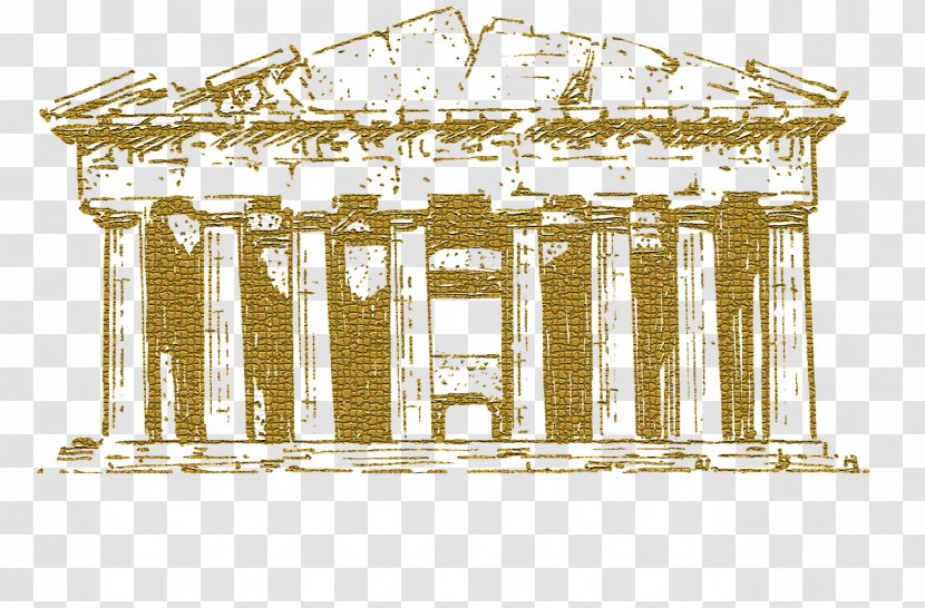 Roman Temple Parthenon Pantheon Landmark - Ancient Greek Transparent PNG