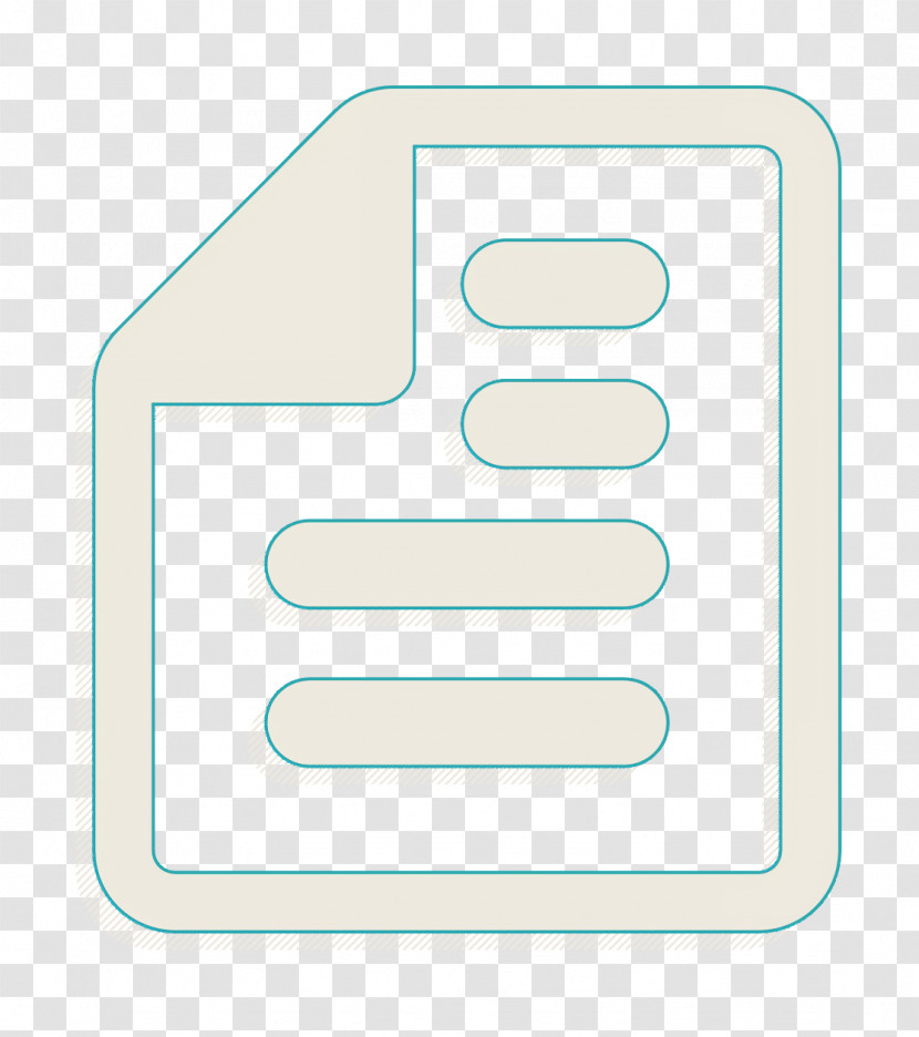 Text File Document Icon Interface Icon List Icon Transparent PNG
