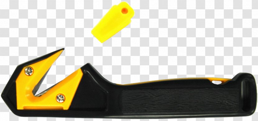 Knife Car Utility Knives Product Shoe - Yellow - Warning Danger Transparent PNG