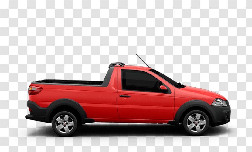 Pickup Truck Fiat Strada Automobiles Car Palio Weekend - Family Transparent PNG