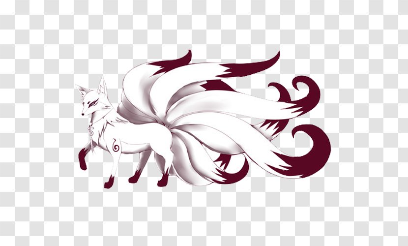 Huli Jing Nine-tailed Fox Classic Of Mountains And Seas East Asia - Nine Image Material Transparent PNG