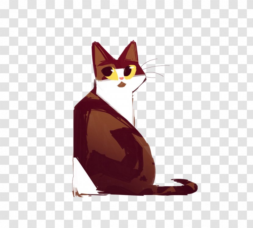 Cat Oil Painting Drawing - Animal Transparent PNG