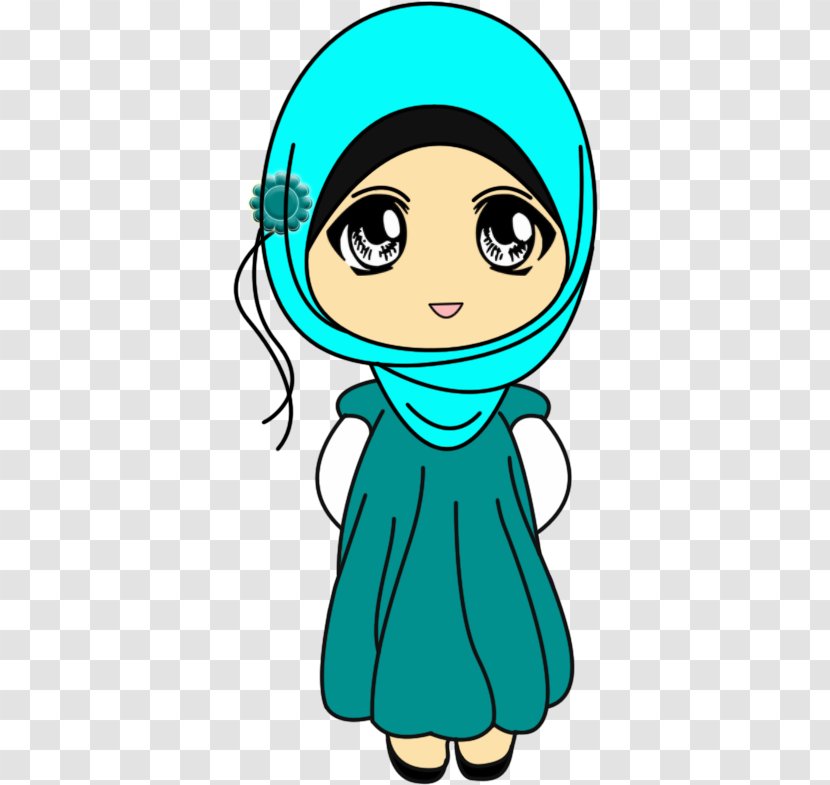 Muslim Islam Hijab Alhamdulillah Allah - Heart Transparent PNG