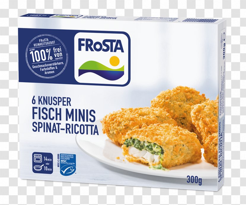 McDonald's Chicken McNuggets Frosta AG Tagliatelle Wildlachs Cream Noodle - Dish - Fish Transparent PNG