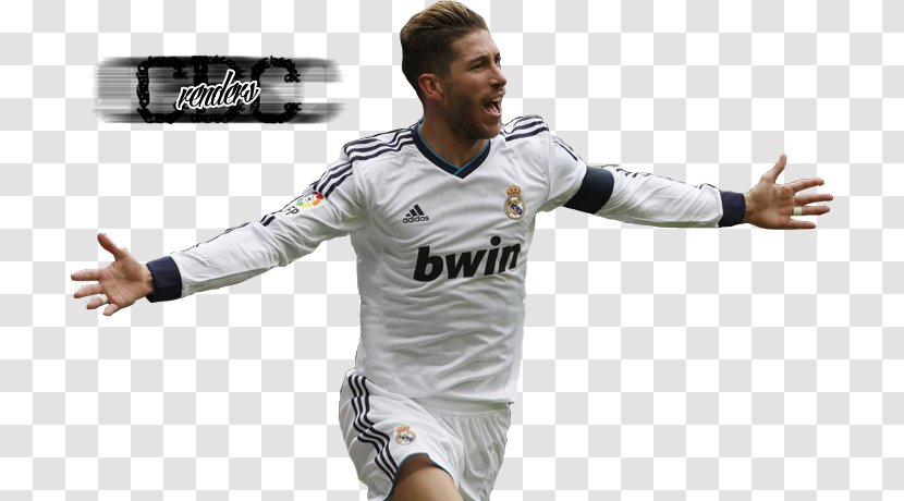 Football Player 2018 UEFA Champions League Final Jersey - Sergio Ramos Transparent PNG