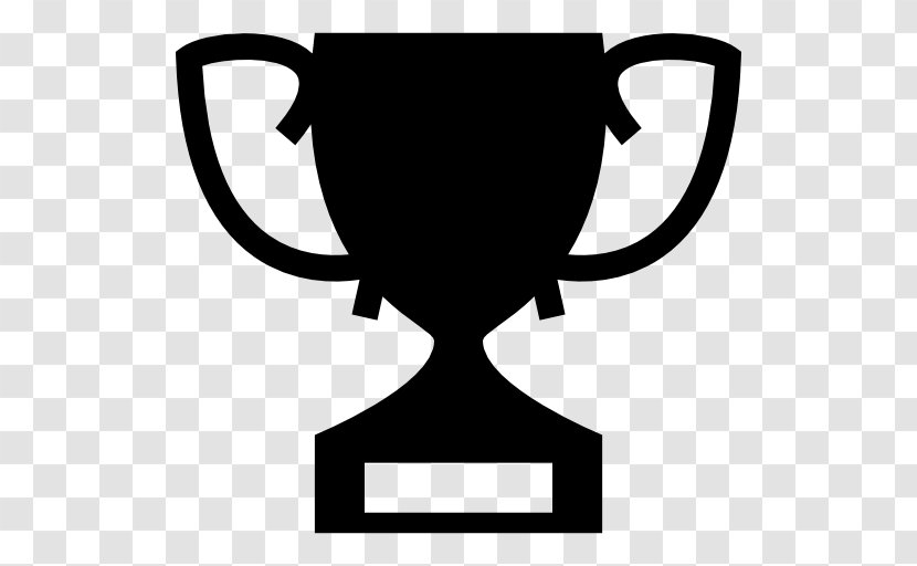 Award Trophy Clip Art - Monochrome Transparent PNG