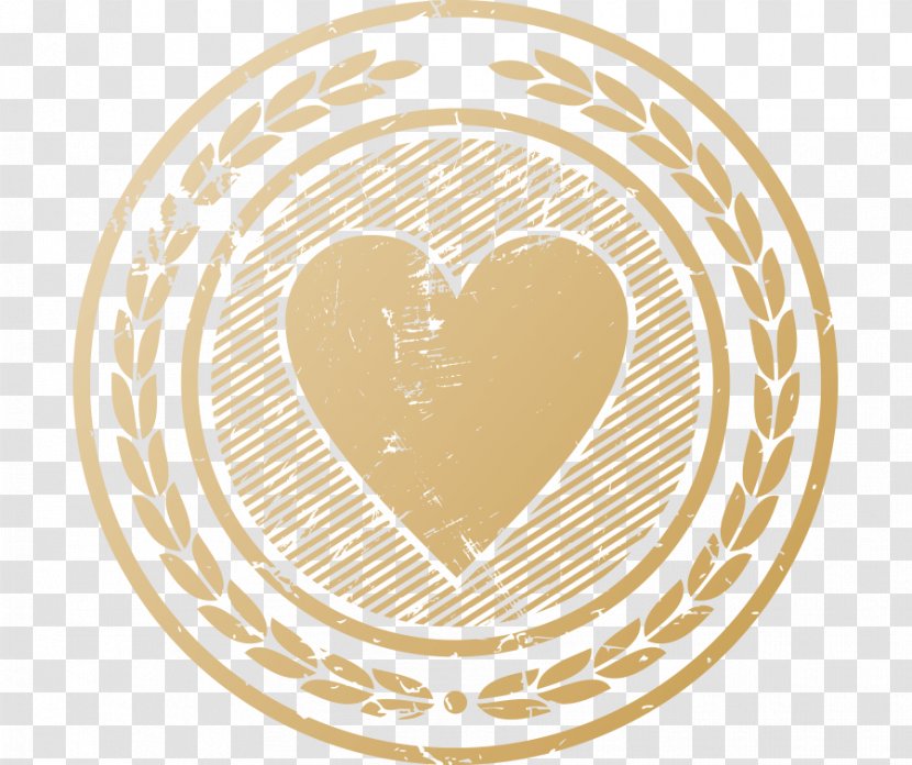 Heart-shaped Vector Gorgeous Lace Wheat Wind - Editing - Heart Transparent PNG