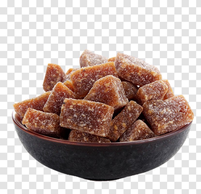Ginger Tea Rock Candy Brown Sugar - Food - Picture Material Transparent PNG