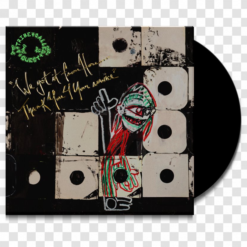 The Best Of A Tribe Called Quest We Got It From Here... Thank You 4 Your Service Album Phonograph Record - Heart - Vinyl Poster Transparent PNG