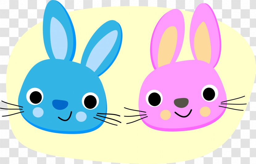 Easter Bunny Rabbit Leporids Clip Art - Whiskers Transparent PNG