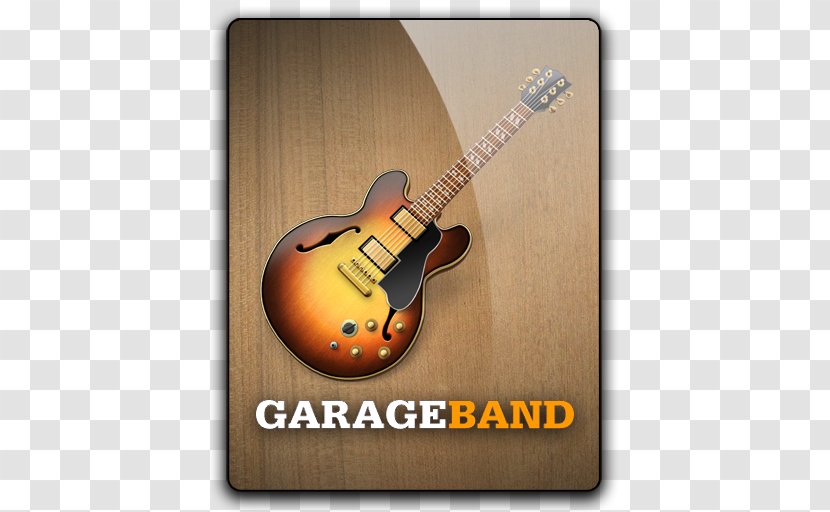 GarageBand MacBook Computer Software Apple - Acoustic Electric Guitar - Macbook Transparent PNG