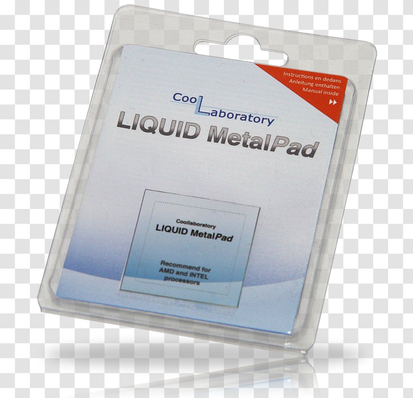 Thermal Grease Liquidmetal Thermally Conductive Pad Interface Material - Artikel - Liquid Metal Transparent PNG