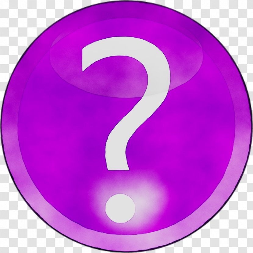 Question Mark Color Clip Art Purple - Violet Transparent PNG