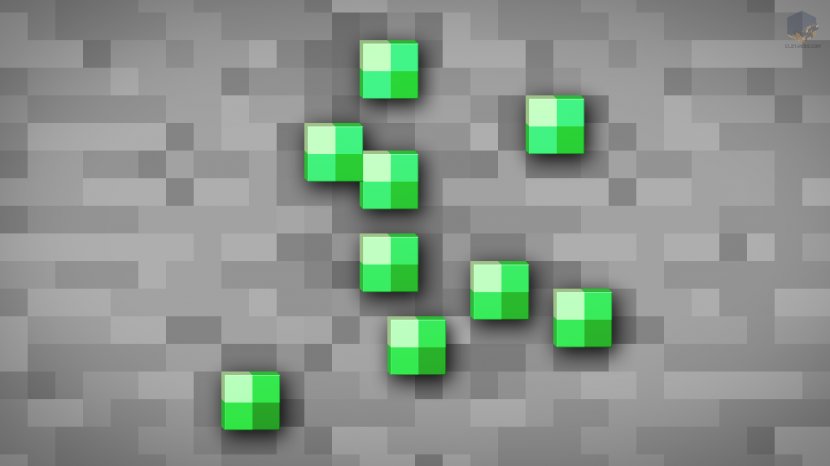 Minecraft: Pocket Edition Terraria Ore Mod - Minecraft - Emerald Transparent PNG