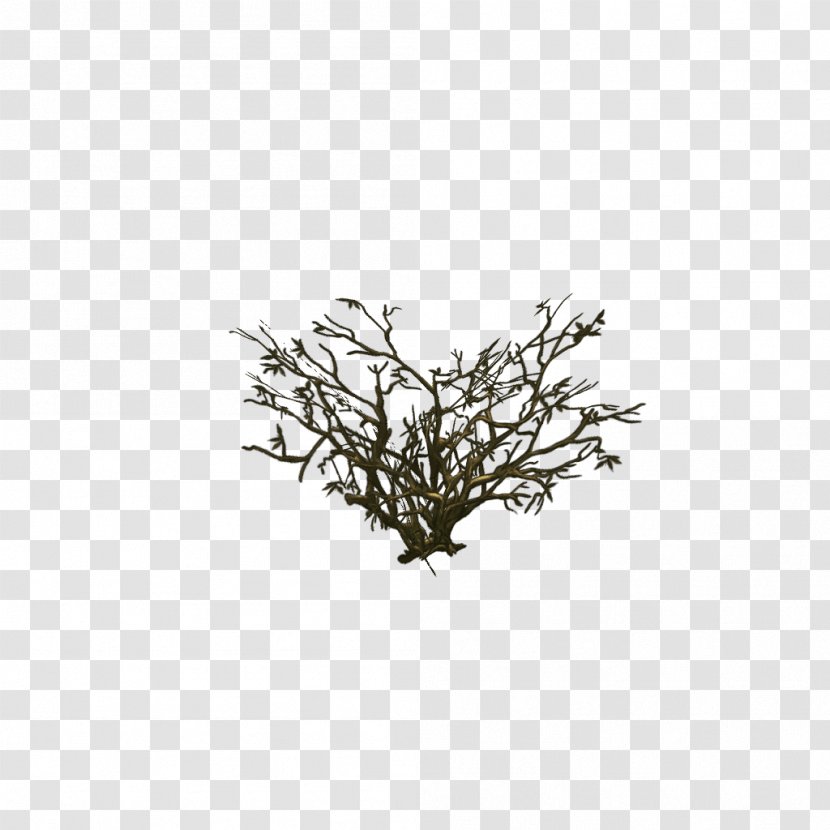 Low Poly Twig Painting 3D Modeling Texture Mapping - Art - Dead Tree Material Transparent PNG