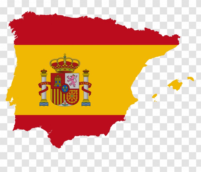 Flag Of Spain Map National - Portugal Transparent PNG