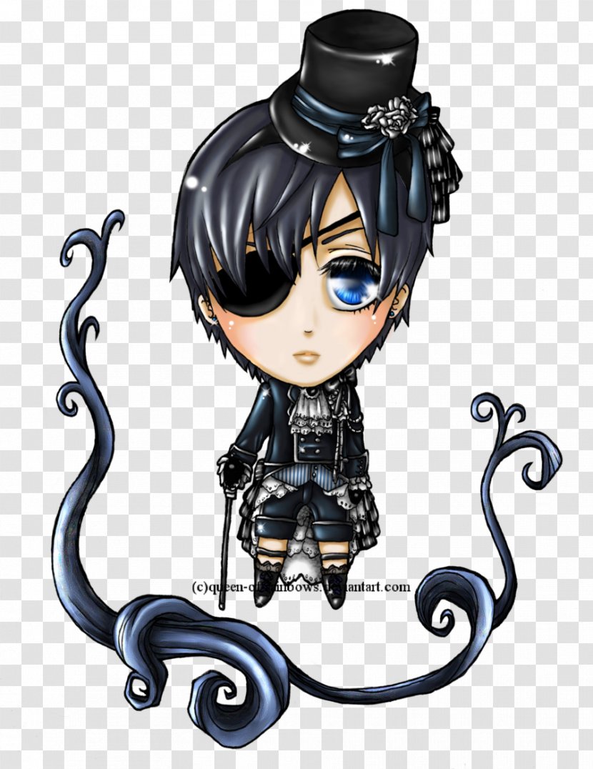 Figurine Character Animated Cartoon - Ciel Phantom Transparent PNG