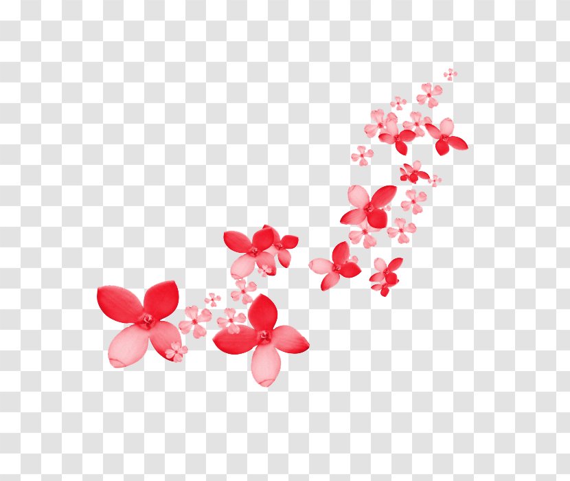 Flower Petal Clip Art - Point - Falling Petals Transparent PNG