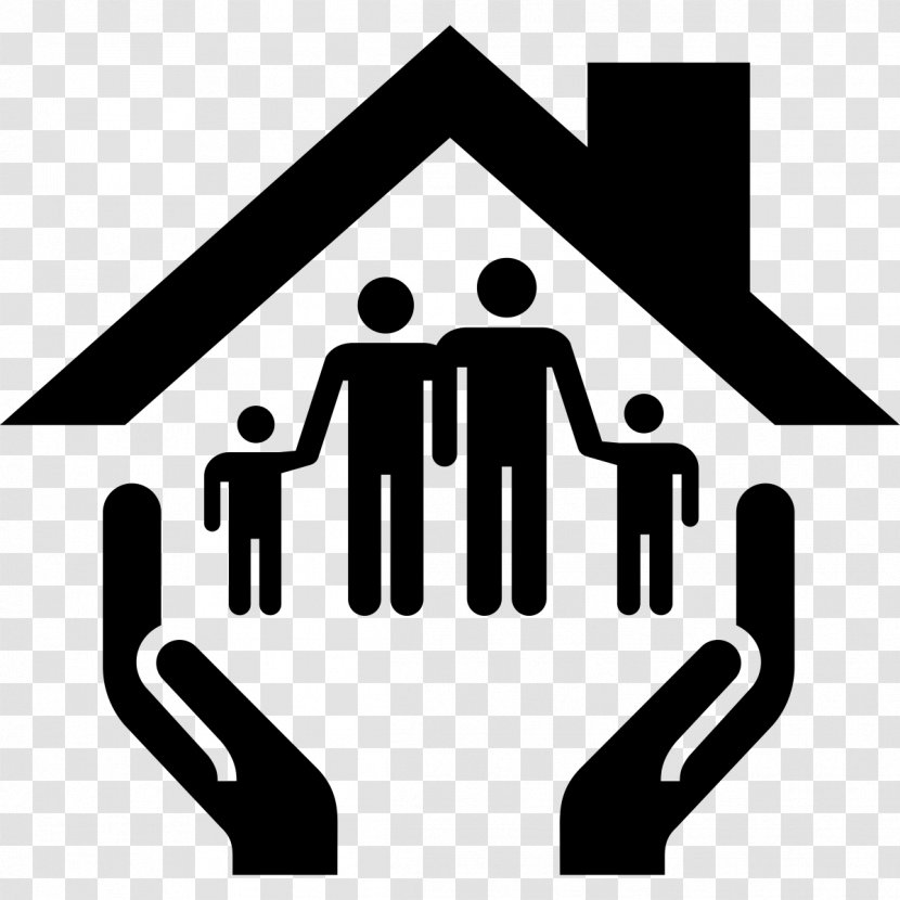 Housing Emergency Shelter Homeless Social Services - Monochrome - Income Transparent PNG