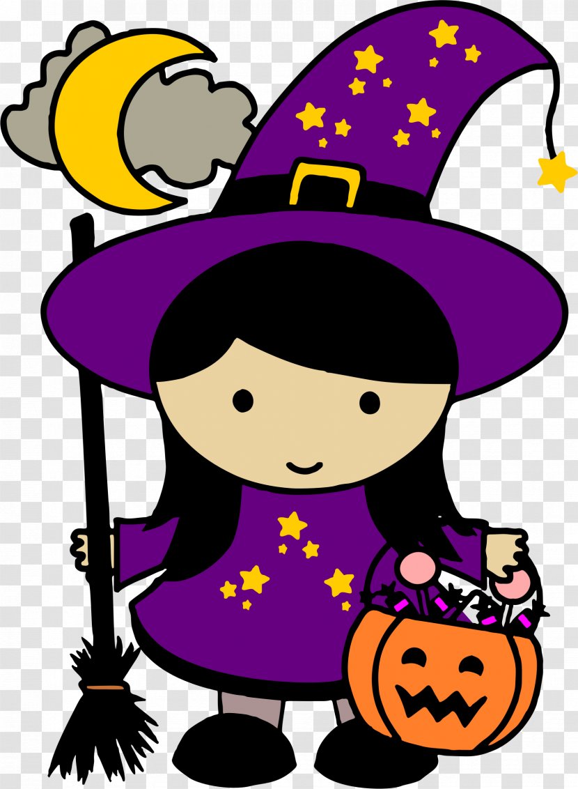 Halloween Witchcraft Clip Art - Film Series - Cute Witch Transparent PNG
