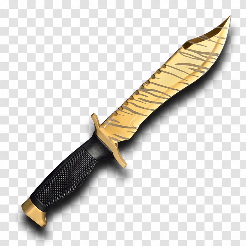 Bowie Knife Counter-Strike: Global Offensive Hunting & Survival Knives Throwing - Cold Weapon Transparent PNG