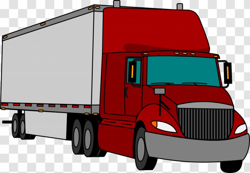 Car Semi-trailer Truck Clip Art - Land Vehicle Transparent PNG