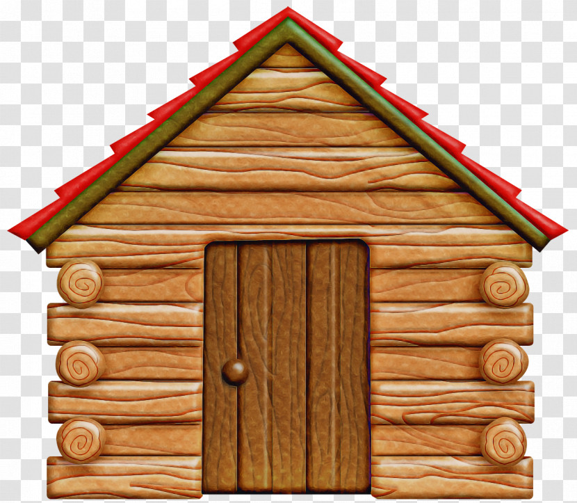 Log Cabin Wood Wooden Block Home Roof Transparent PNG