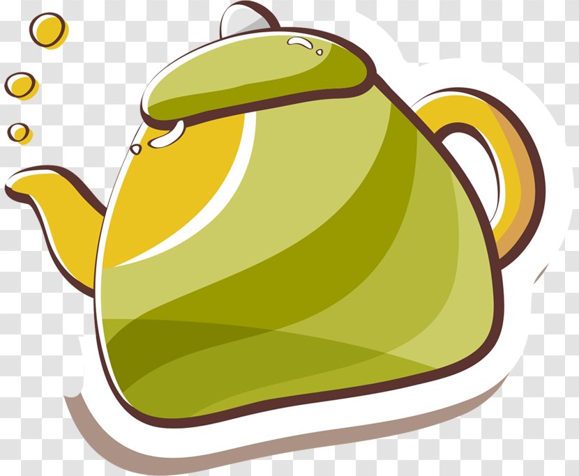 Green Tea Teapot - Food - A Pot Of Transparent PNG