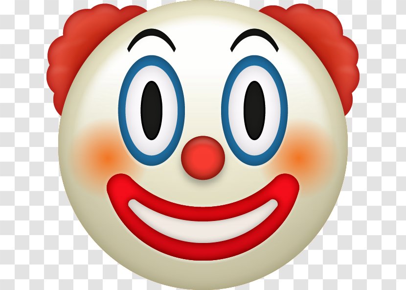 Emoji Clown YouTube Emoticon - Laughter - Pennywise The Transparent PNG