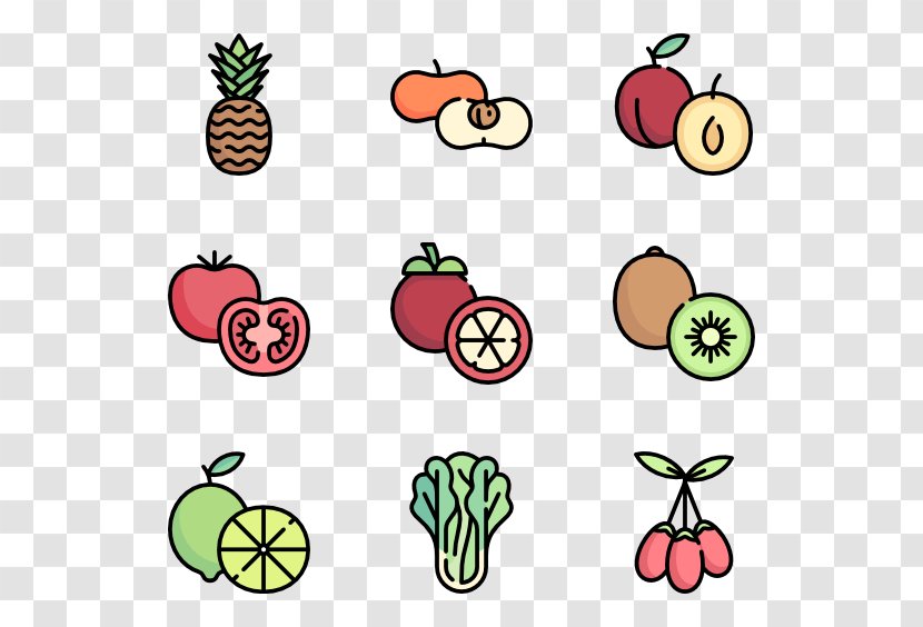 Fruit Vegetable Clip Art - Frame Cartoon Transparent PNG