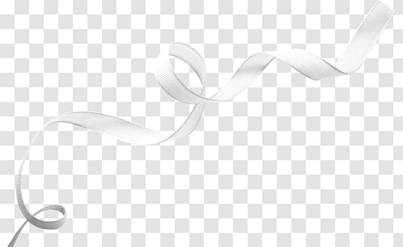 Brand Black And White Pattern - Wound Ribbon Transparent PNG