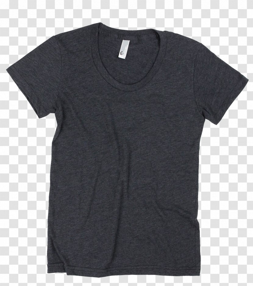 T-shirt Crew Neck Polo Shirt Clothing - Black Transparent PNG